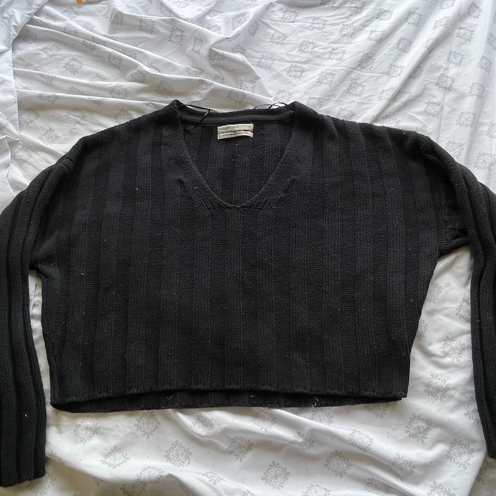 Urban outfitters vneck black sweater